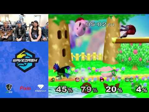 WaveDash 2023   Losers Quarter-Final - snake & Khalid Vs. kneeil & Chango - SSBM Tournament