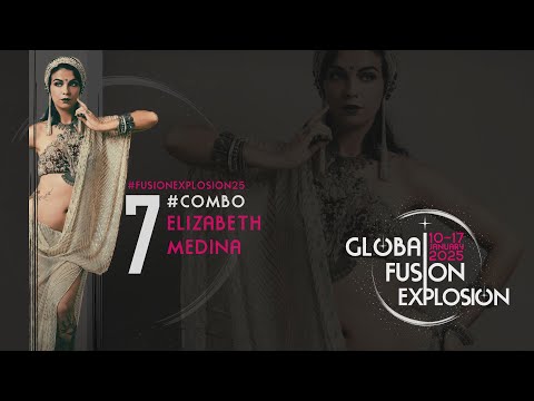 Global Fusion Explosion / Combo 7 lesson by Elizabeth Medina / Indian Fusion Bellydance class