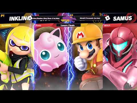Fritos/Duubos (Mario/Inkling) vs Mitch07/Pneumatic (D. Samus/Jigglypuff) Masquerade 3 Losers Finals