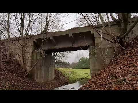 Most linii piaskowej P102 z Rozkówki do Chechła nad Wielonką w Wojkowicach - Blog odkrywcy 