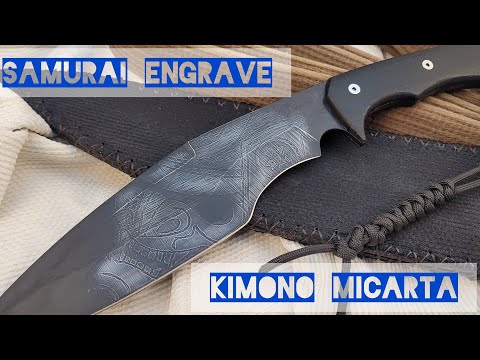 Harpia Knife Making - Tactical Knife With Kimono Micarta