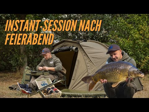Instant-Session nach Feierabend I Karpfenangeln am Baggersee I P.R. Baits & Rods