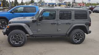 Hybrid Jeep Wrangler Unlimited Rubicon 4XE in Sting Gray