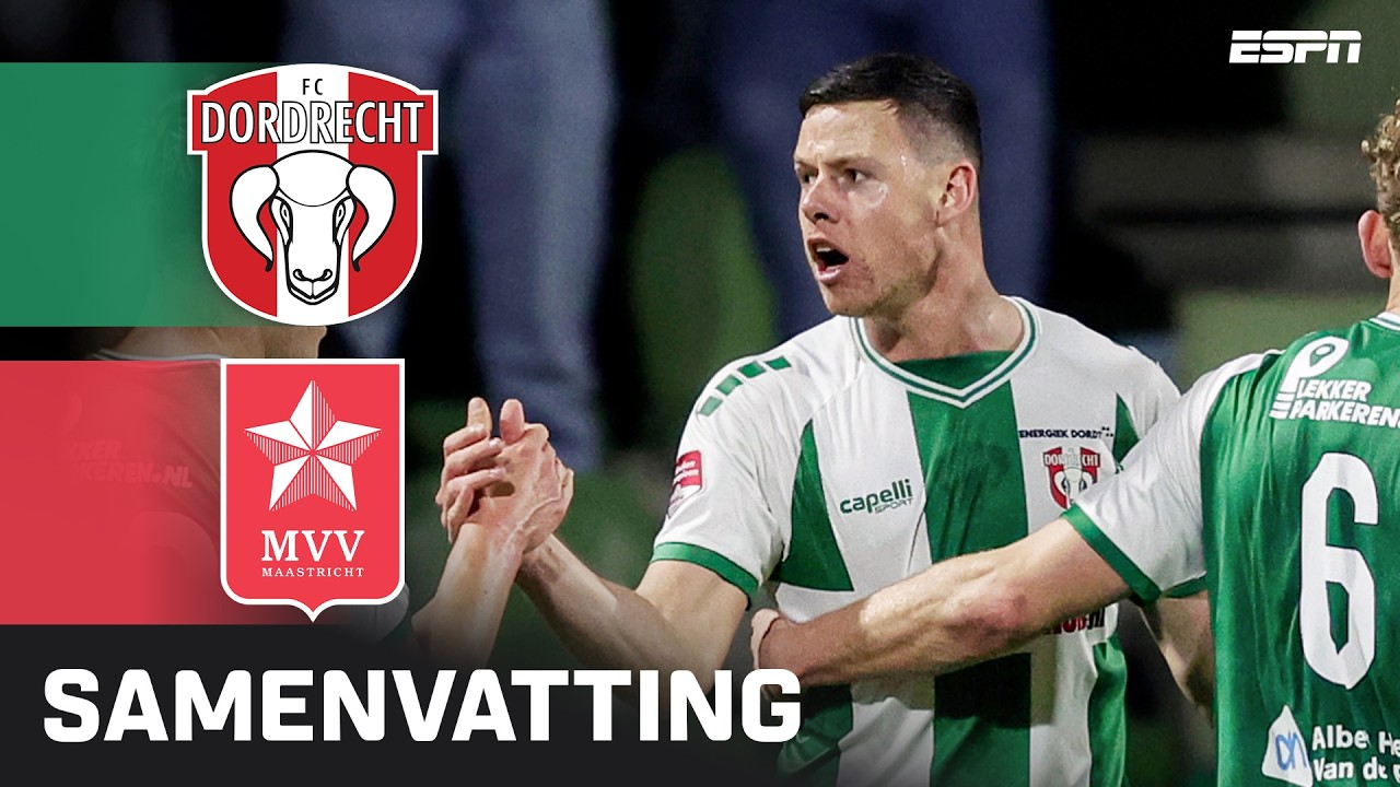 Dordrecht vs MVV Maastricht Highlights