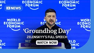 IN FULL: Zelenskyy slams Europe and US 'inaction' on Ukraine and Iran in Davos speech | ABC NEWS