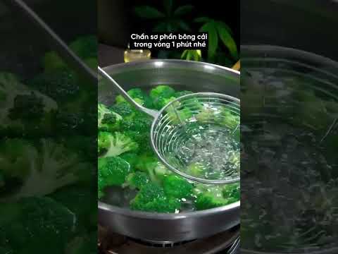 Bông cải xào tỏi siêu dinh dưỡng, chay mặn đều dùng được #reels #cooking #food #123fabe #soholaan