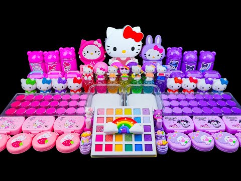 🌸 RAINBOW SLIME 🎀 30 Minutes Satisfying Slime Mixing, with Glossy Glitter | Tana Slime ASMR