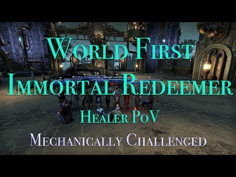 World First vAS HM Speedrun No-Death - Immortal Redeemer // Healer PoV