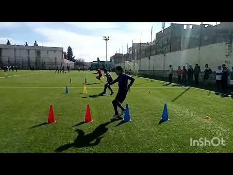 exercice de vitesse  football U14