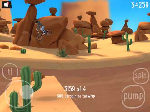 Pumped bmx 2 game play iPad mini 2014