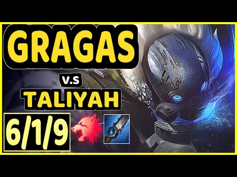 RAZORK (GRAGAS) vs TALIYAH - 6/1/9 KDA JUNGLE CHALLENGER GAMEPLAY - EUW