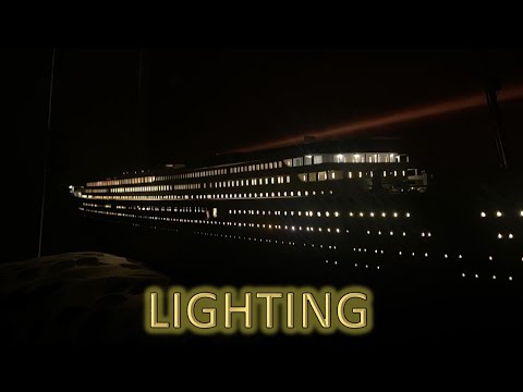 Radio Control Trumpeter 1:200 Titanic Build Part 53 - Lighting, a Deep Dive