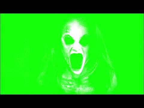 ✔️GREEN SCREEN EFFECTS: ghost girl - horror scream