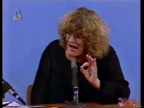 Literatur im Römer: Buchmesse 1993 Alice Schwarzer und Klaus Bednarz