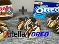 Nutella Oreo Hörnchen Süße Hefeteig Teilchen Oreo Croissant Nutella Oreo Creme