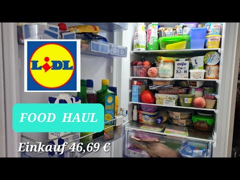 FOOD HAUL  Lidl / Einkauf 46,69 € mit "Essensplan"