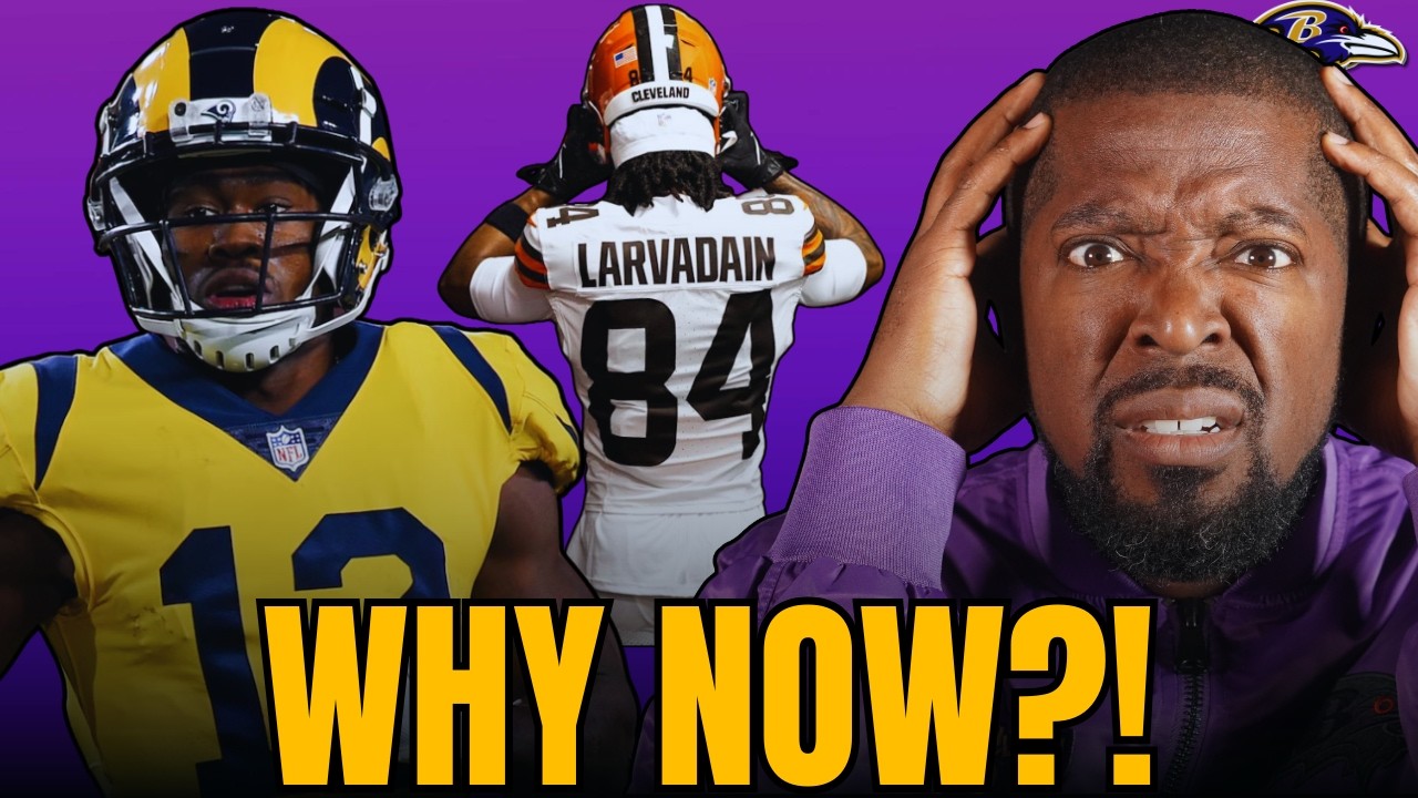 THE RAVENS FINALLY BROUGHT IN A VETERAN WR…SO DOES IT MEAN A DEAL IS COMING?!