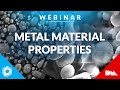 Material Properties of Metal 3D Printed Parts | Metal 3D Printing Webinar