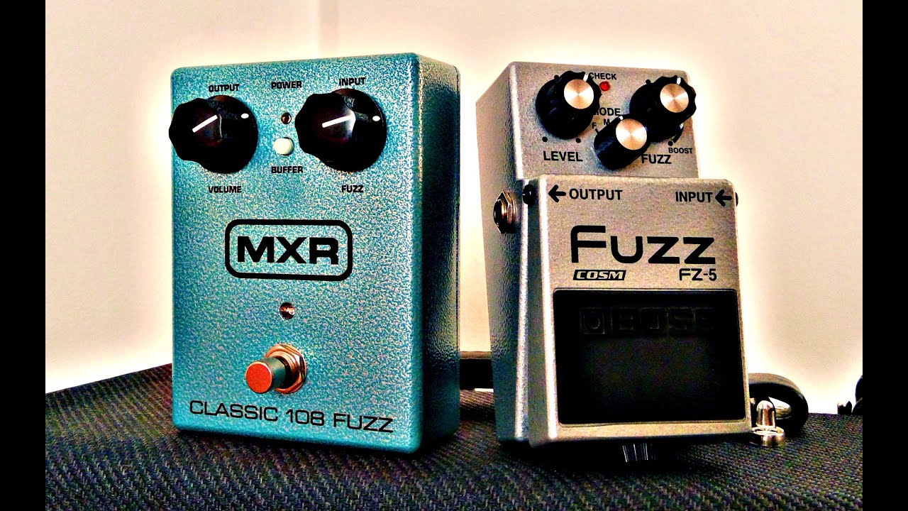 Comparison #3: Boss FZ-5 Fuzz VS. MXR Classic Fuzz (Digital Fuzz vs. Analog Fuzz)