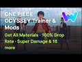 ONE PIECE ODYSSEY Trainer 19 Mods Unlimited HP 100 Drop Rate Super Damage 16 More