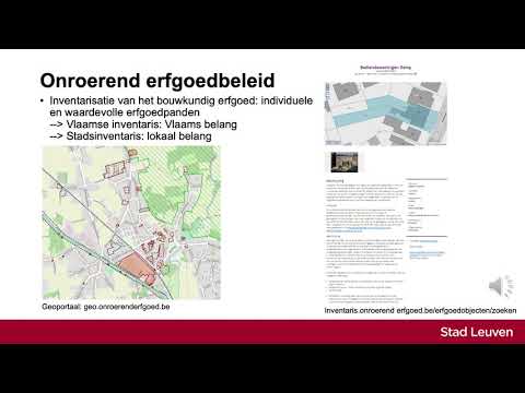 Wijgmaal in de steigers presentatie erfgoed en duurzaamheid