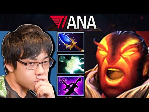 Ember Spirit Dota 2 7.32 Gameplay T1.Ana with Mjolnir and Aghanims - TI12