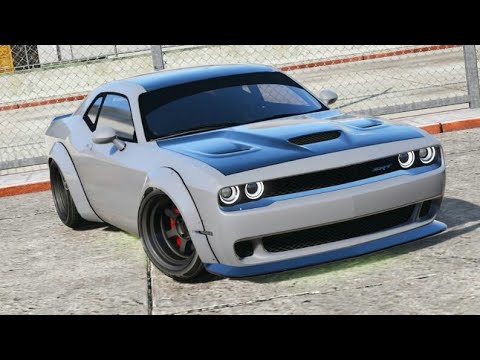 How to install dodge challenger hellcat liberty walk in gta v with easy method(fate of furious) gtav