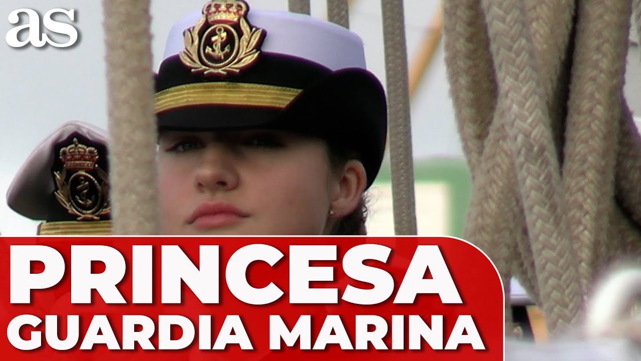 La PRINCESA LEONOR embarca desde CÁDIZ en el BUQUE ESCUELA JUAN SEBASTIÁN ELCANO