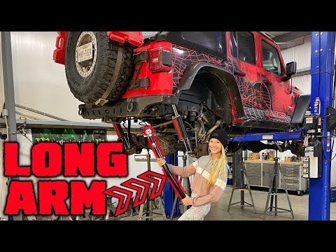 WE CUT APART OUR HEMI JEEP! Rock Krawler Long Arm install