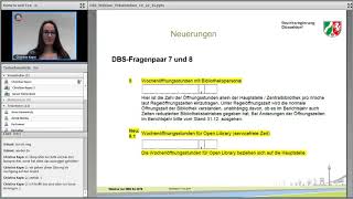 Webinar zur DBS - Hinweise, Regelungen und Neuerungen im Berichtsjahr 2019