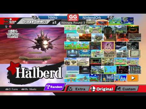 GG Bergen LXXII - Nikko (Marth, Cloud) vs. NintendOrk (Kirby) - Winners Round 3 - Smash 4