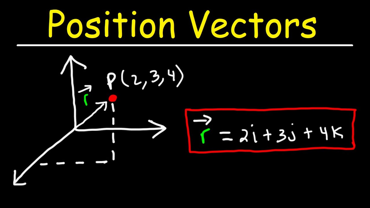 Position Vectors and Displacement Vectors - Physics