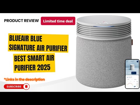 Blueair Blue Signature Air Purifier Review | Best Smart Air Purifier 2025 for Large Rooms, Pets