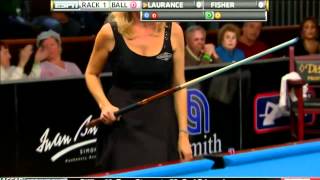 03/18/12 WPBA Masters - Final rack 1 Allison Fisher vs Ewa Mataya Laurance Billiard HD