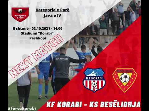 KF KORABI VS KF BESLIDHJA Të shtunen.