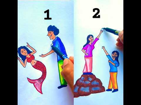 My 2 famous artworks. Which are best #shorts #art #craft #artwork