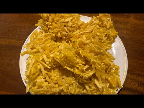 Como Hacer Arañitas | How to Make Arañitas (plantain friitter)