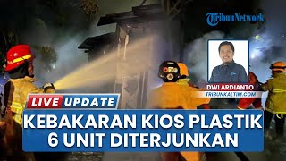Damkar Dikerahkan hingga 6 Unit Buntut Kebakaran 4 Kios di Jalan Telindung-Bougenville Balikpapan