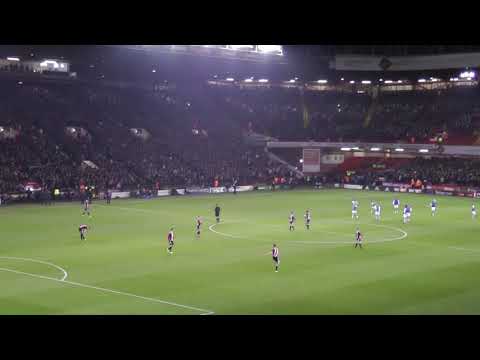 Sheffield United Fans Sing "Greasy Chip Butty"