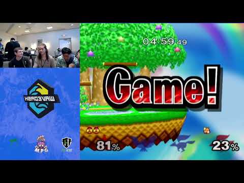 WaveDash 2023 Winners Quarter-Final - Gooms & Enzyme () Vs. salami & Zeo () - SSBM Tournament