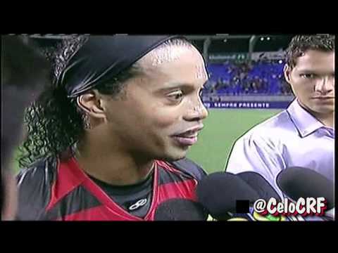Estréia do Ronaldinho no Flamengo pós-jogo