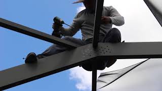 Pool Enclosure Painting and Re-Screening - Parrish FL - Part 1