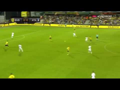 GOAL ! Ilicic : Atalanta vs Dortmund 1-0 [Friendly]