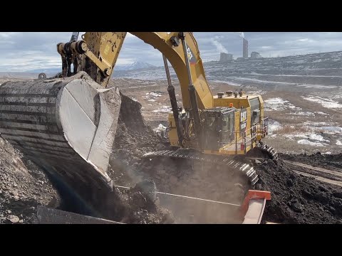 Caterpillar 6015B Excavator Loading Mercedes And MAN Trucks - Sotiriadis Mining Works