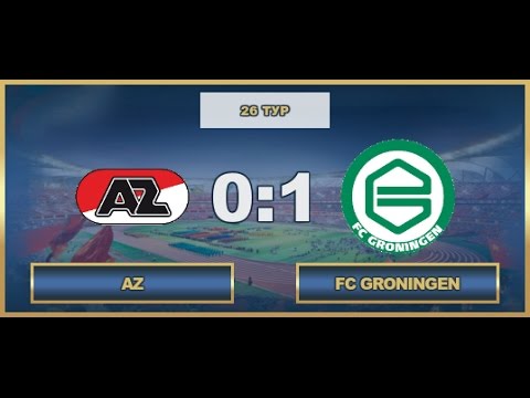 AFL. Benelux. Premier Division. Tour 26. AZ-FC Groningen