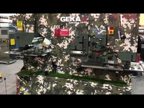 Fabtech 2018 - GEKA Ironworker in Digital MultiCam - Wounded Warrior Project