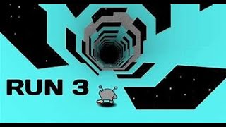 Run 3 gameplay (coolmath games)