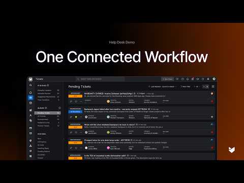 HappyFox Help Desk demo of tickets AI and automation