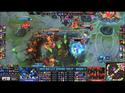 TSM WildTurtle Jinx Quadra Kill - TSM vs TL