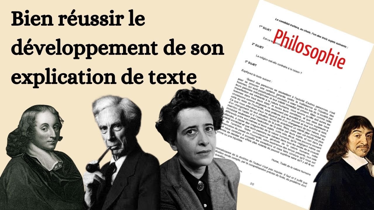 Méthode - Réussir le développement de son explication de texte en philosophie